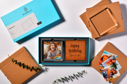 Aqualoom Engraved Wood, Custom Photo Glass