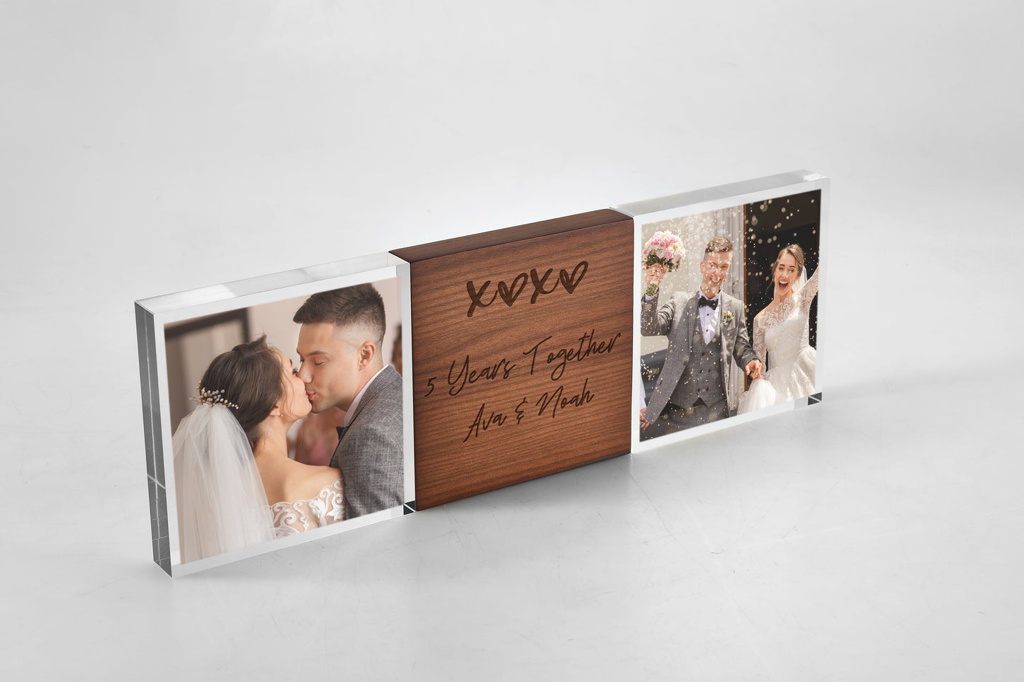 Aqualoom Engraved Wood, Custom Photo Glass