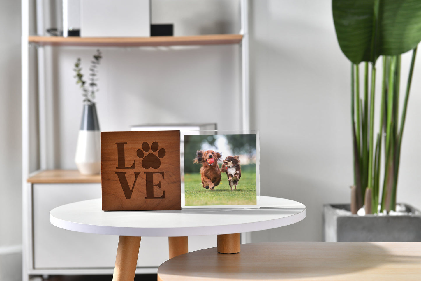 Aqualoom Engraved Wood, Custom Photo Glass