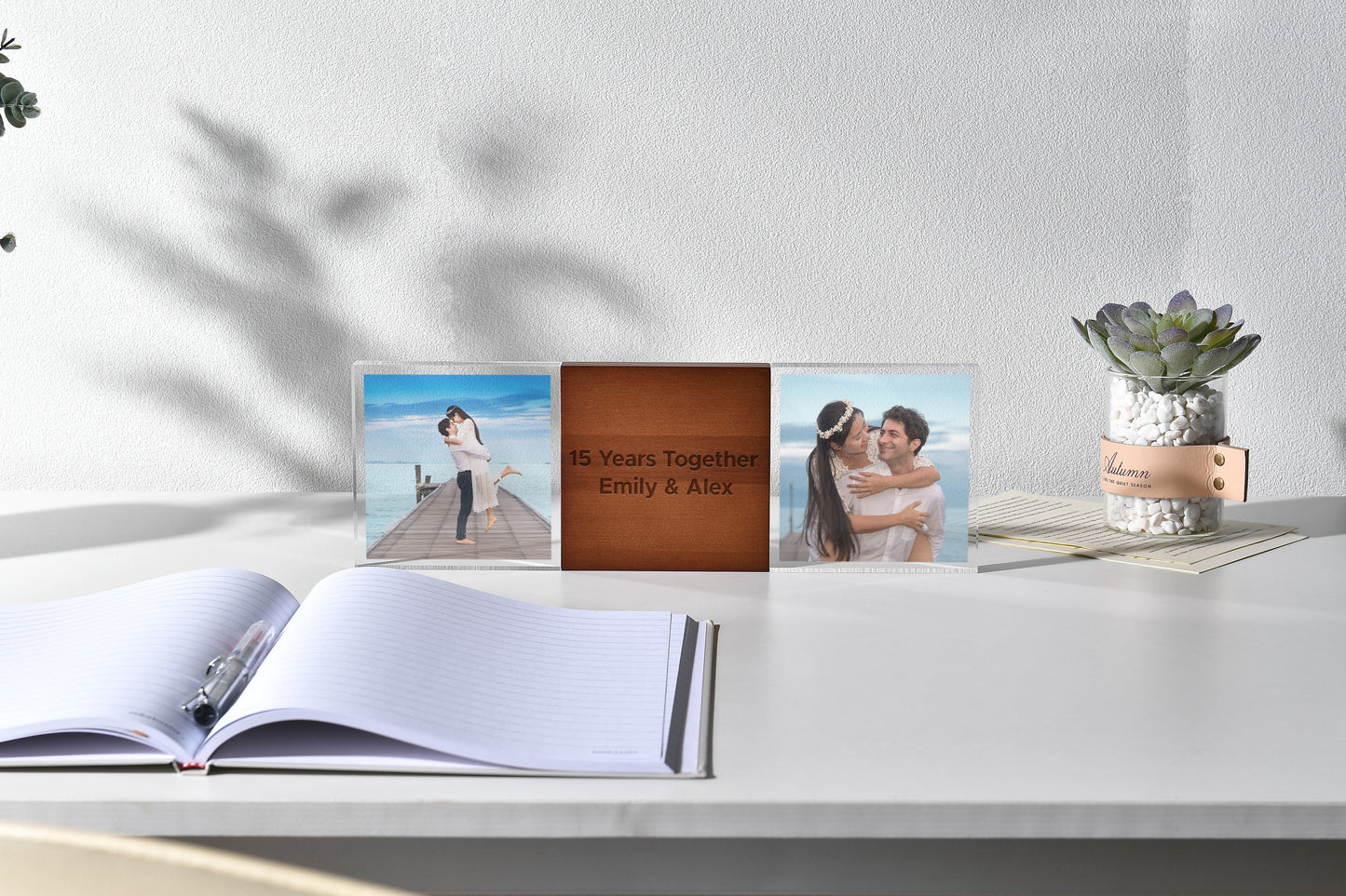 Aqualoom Engraved Wood, Custom Photo Glass