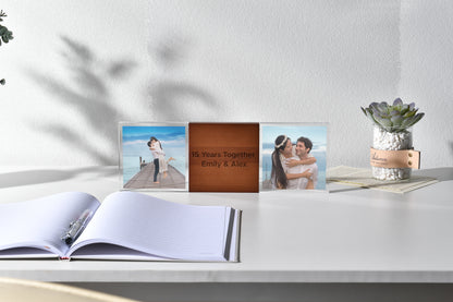 Aqualoom Engraved Wood, Custom Photo Glass