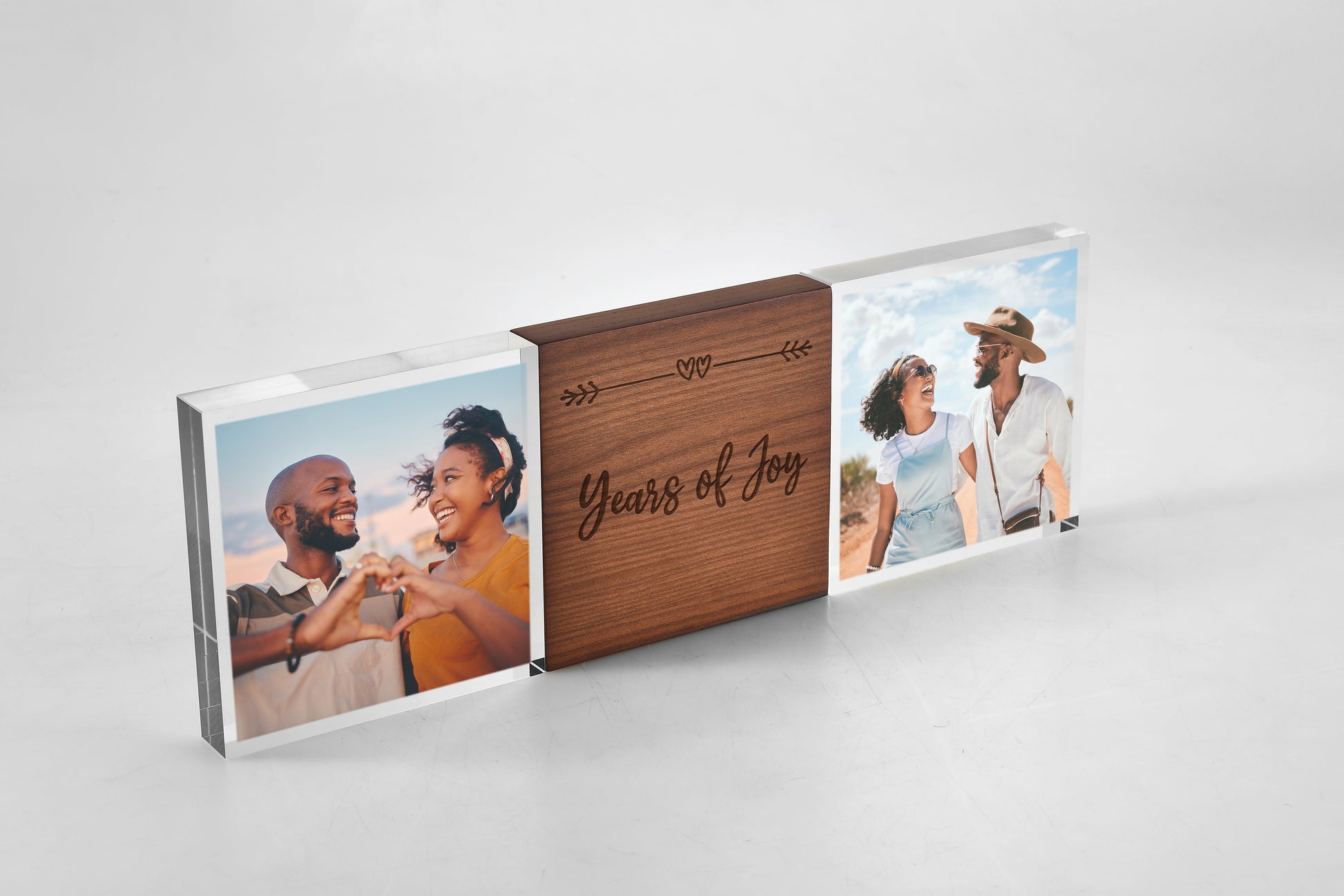 Aqualoom Engraved Wood, Custom Photo Glass